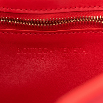 Bottega Veneta Lambskin Maxi Intrecciato Cassette Crossbody Bag Redstone 6 of 11