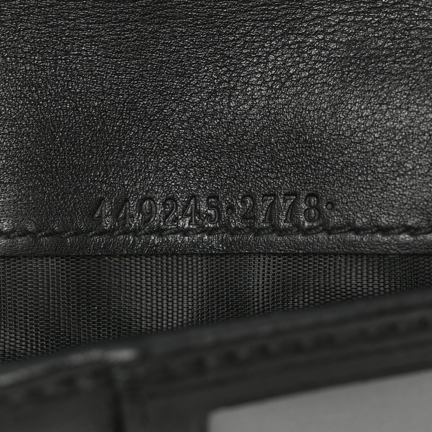 Microguccissima Bi-Fold Organizer Wallet Black