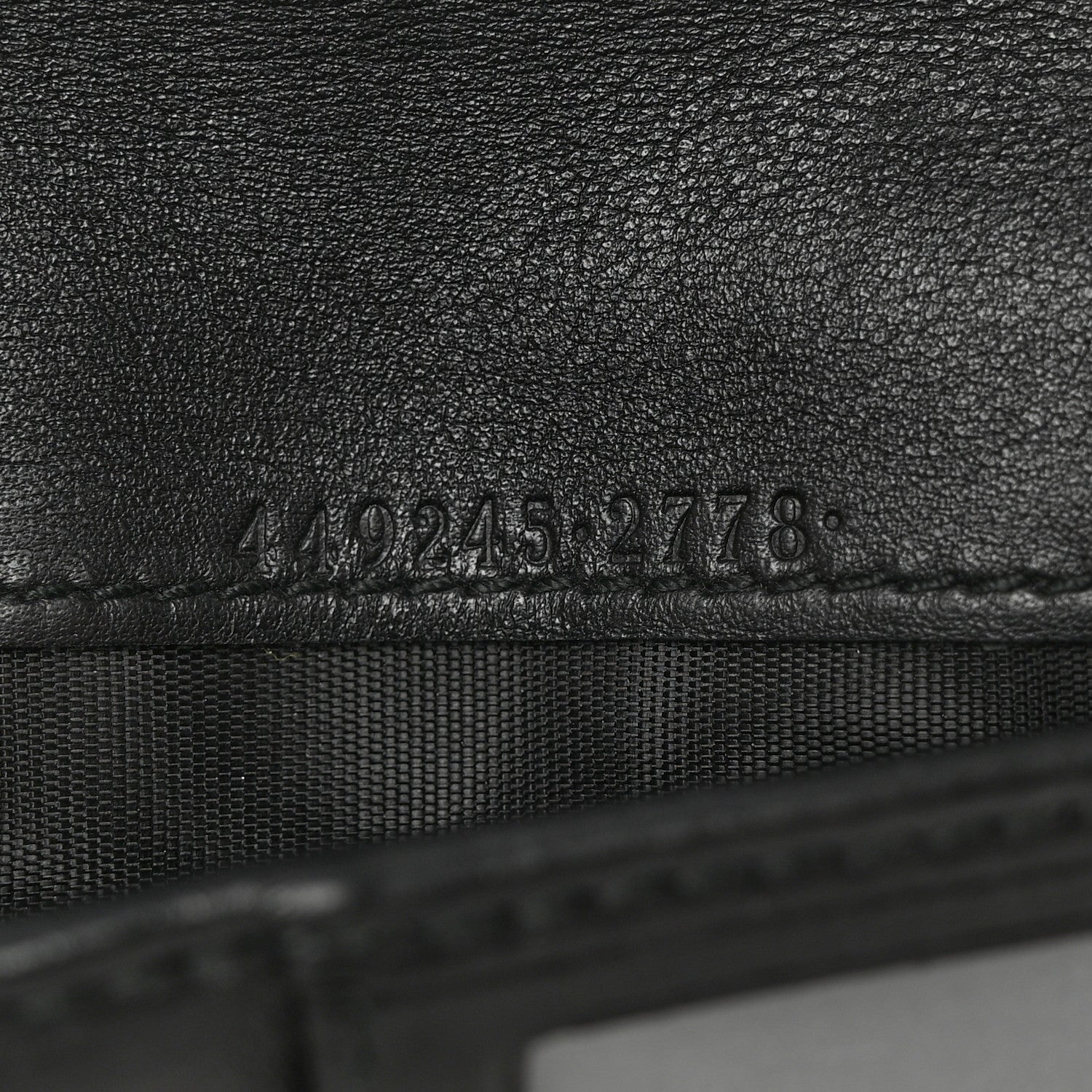 Gucci Microguccissima Bi-Fold Organizer Wallet Black 7 of 11