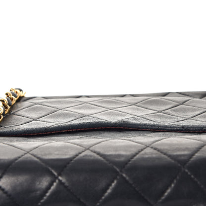 Chanel Lambskin Quilted Small Double Flap Navy 13 of 15