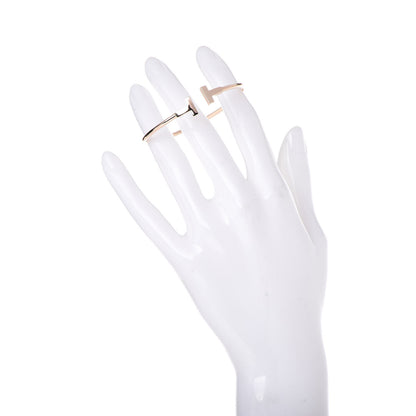 Tiffany 18K Rose Gold T Wire Bracelet 2 of 4