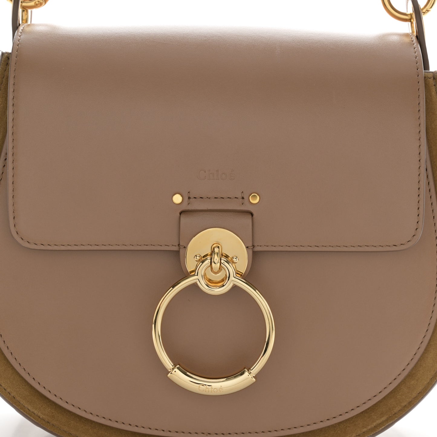 Calfskin Large Tess Bag Nut