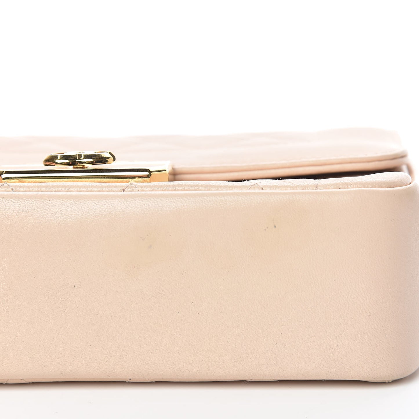 Lambskin Mini Chic With Me Flap Beige