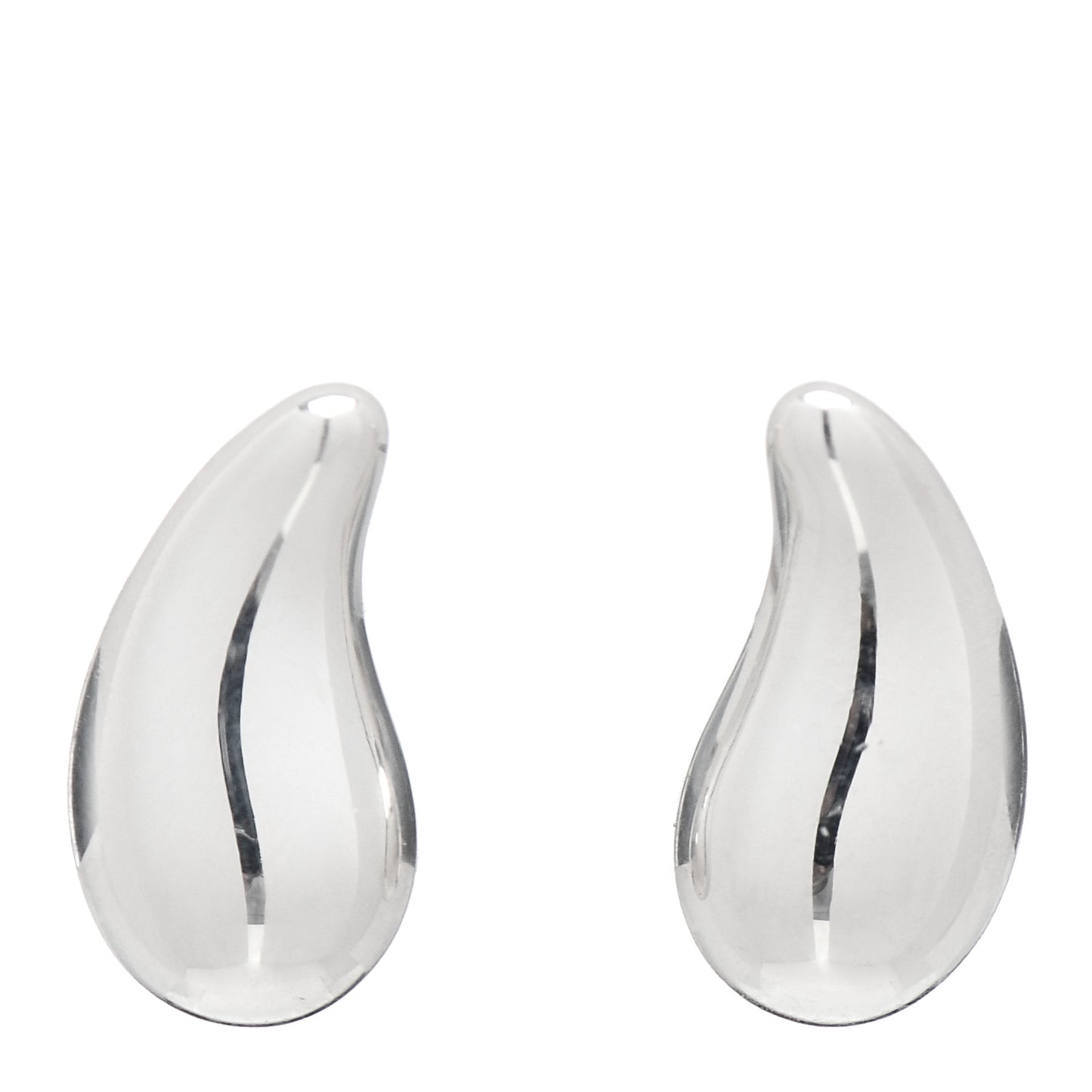 Sterling Silver 10mm Elsa Peretti Teardrop Earrings