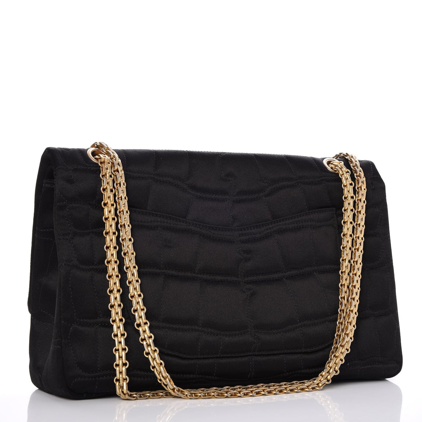 Satin Coco's Croc 2.55 Reissue 227 Flap Black