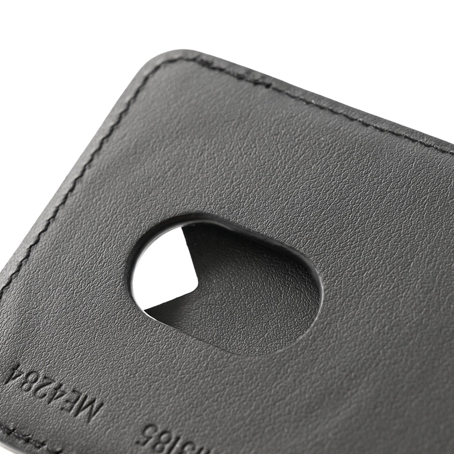 Monogram Macassar Porte-Cartes Magnet Noir