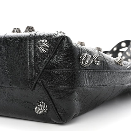 Balenciaga Agneau Arena Medium Le Cagole Carry All Bag Black 10 of 10