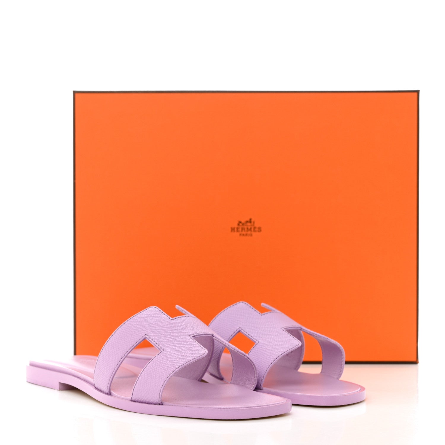 Hermes Epsom Oran Sandals 37 Violet Amethyste 9 of 9