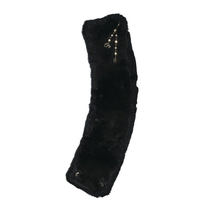 Chanel Orylag Rabbit Fur Scarf Black 4 of 6
