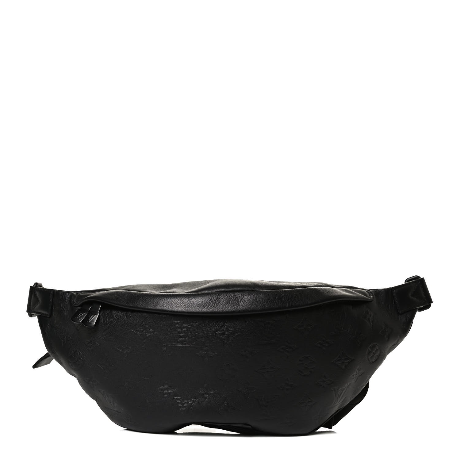 Louis Vuitton Calfskin Monogram Shadow Discovery Bumbag Black 1 of 8