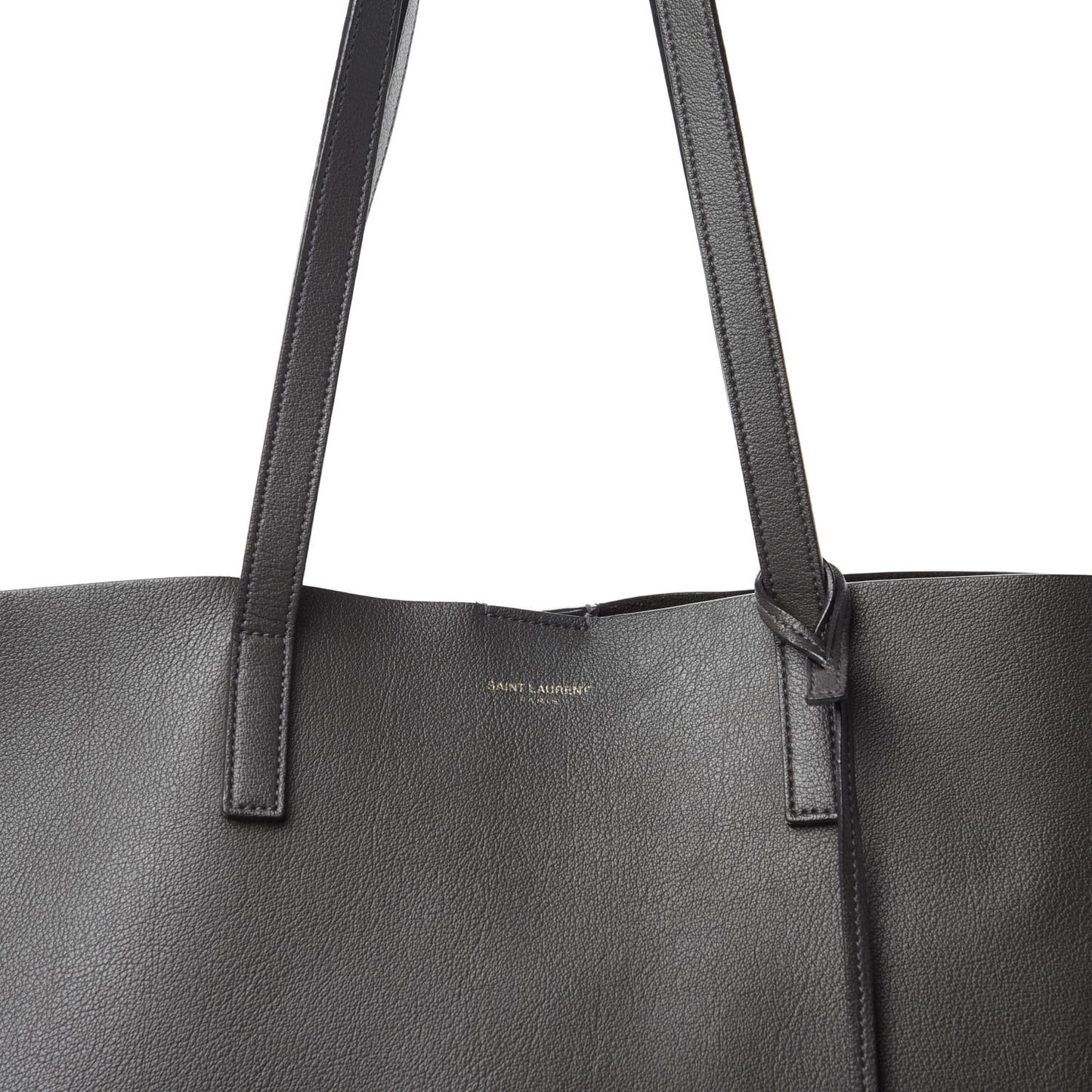 Calfskin Large Shopping Tote Asphalt