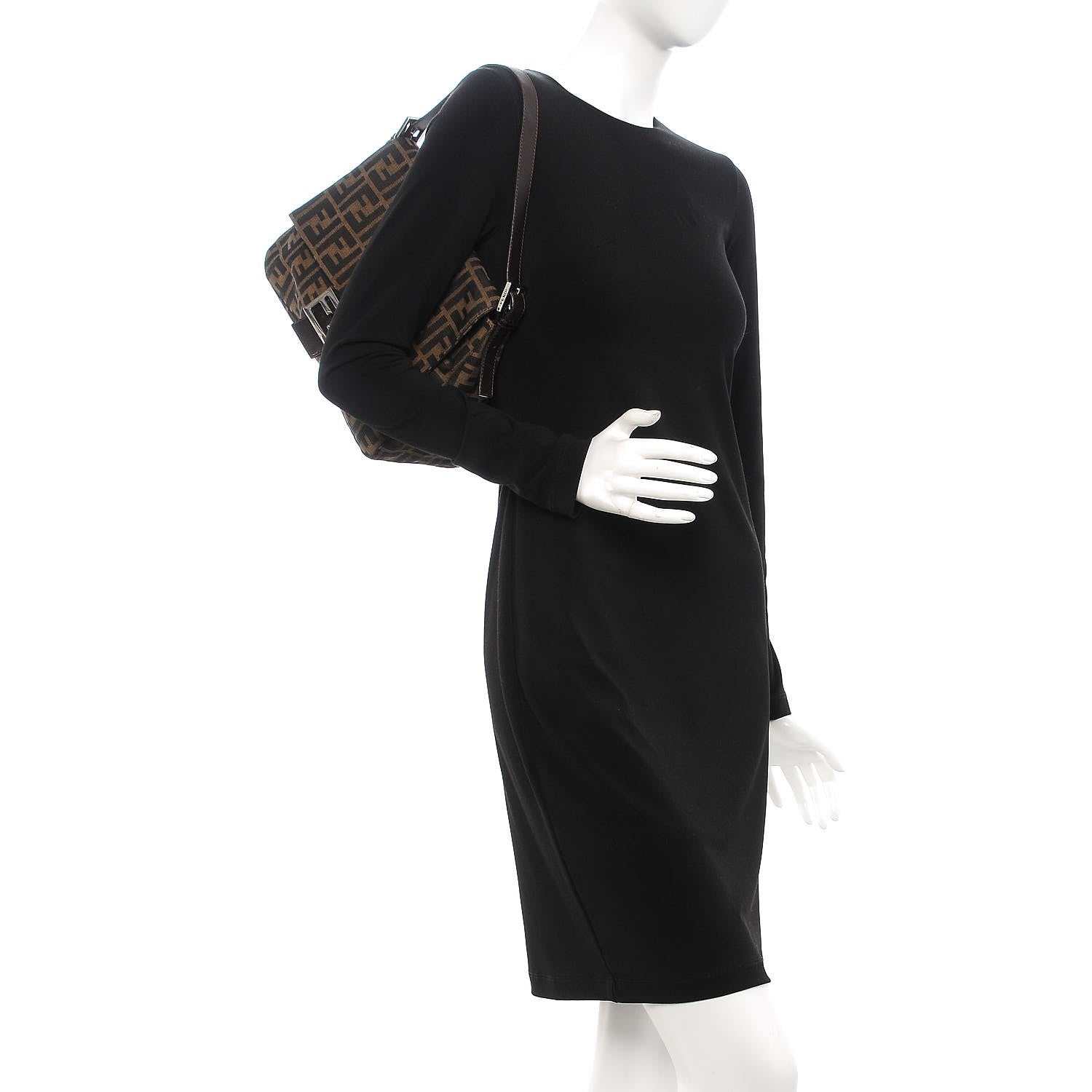 Fendi Zucca Mama Baguette Tobacco 2 of 9