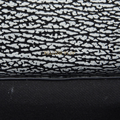 3.1 Phillip Lim 3.1 Textured Calfskin Large Pashli Satchel Black Cream 8 of 8