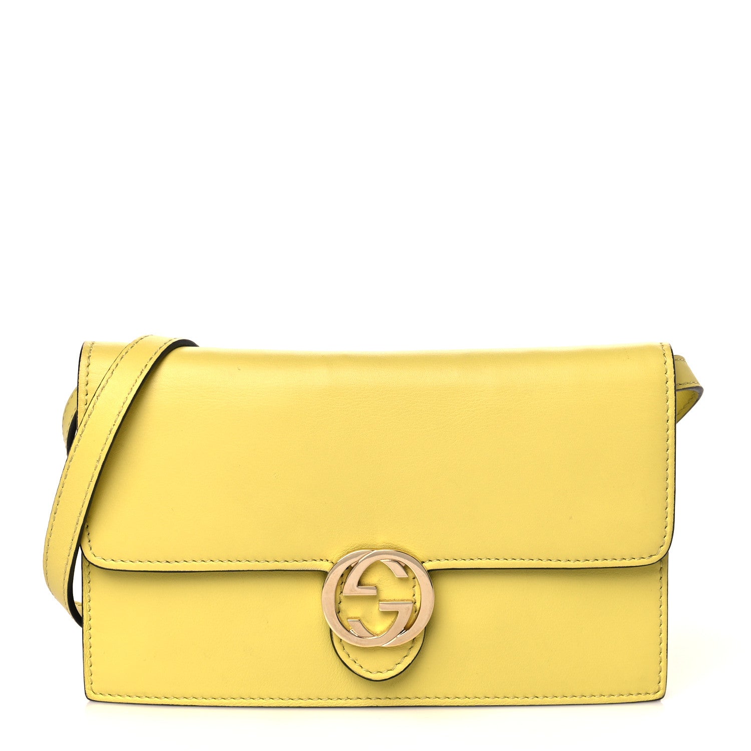 Gucci Moon Calfskin Icon Wallet Mimosa Flower 1 of 12