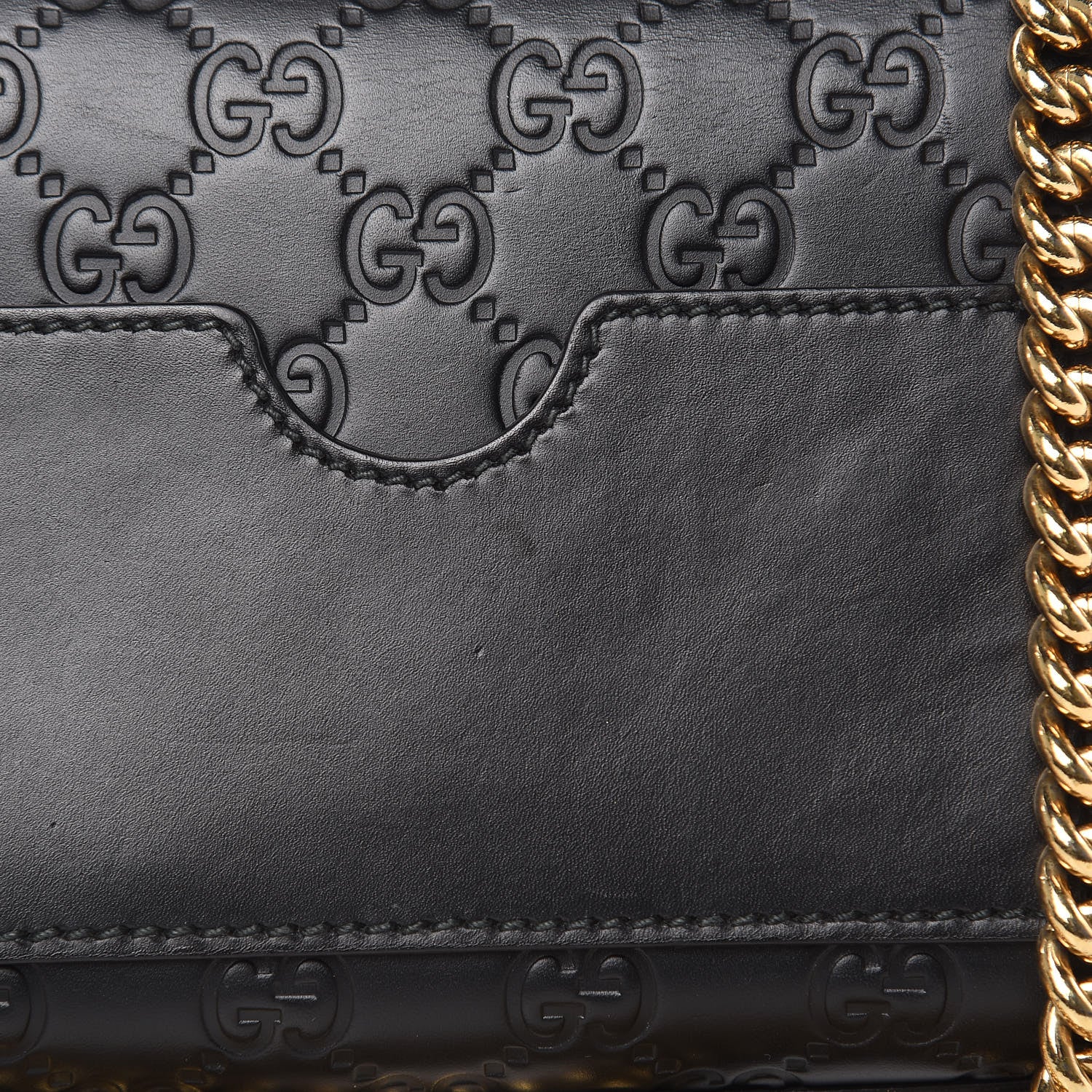 Gucci Guccissima Small Padlock Shoulder Bag Black 16 of 16