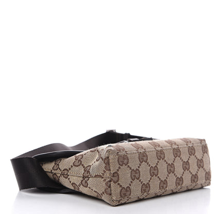 Gucci Monogram Waist Pouch Bag Dark Brown 3 of 10