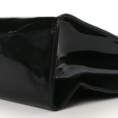 Telfar Patent Vegan Leather Medium Shopping Bag Black 8 of 8