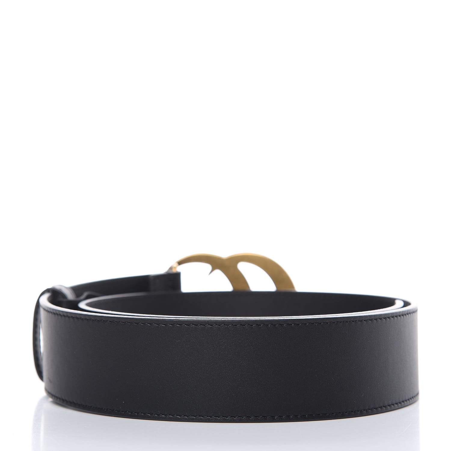 Gucci Calfskin Double G 40mm Belt 70 28 Black 3 of 6