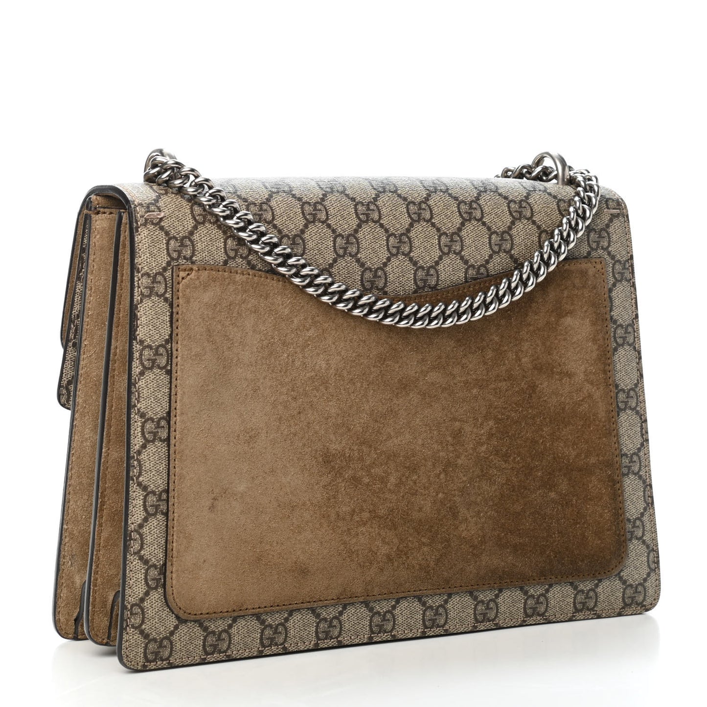 GG Supreme Monogram Medium Dionysus Shoulder Bag Taupe