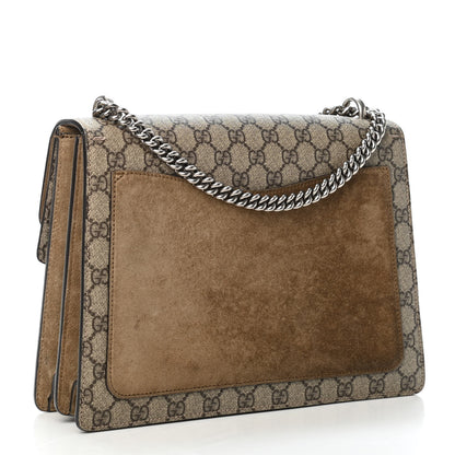 Gucci GG Supreme Monogram Medium Dionysus Shoulder Bag Taupe 2 of 4