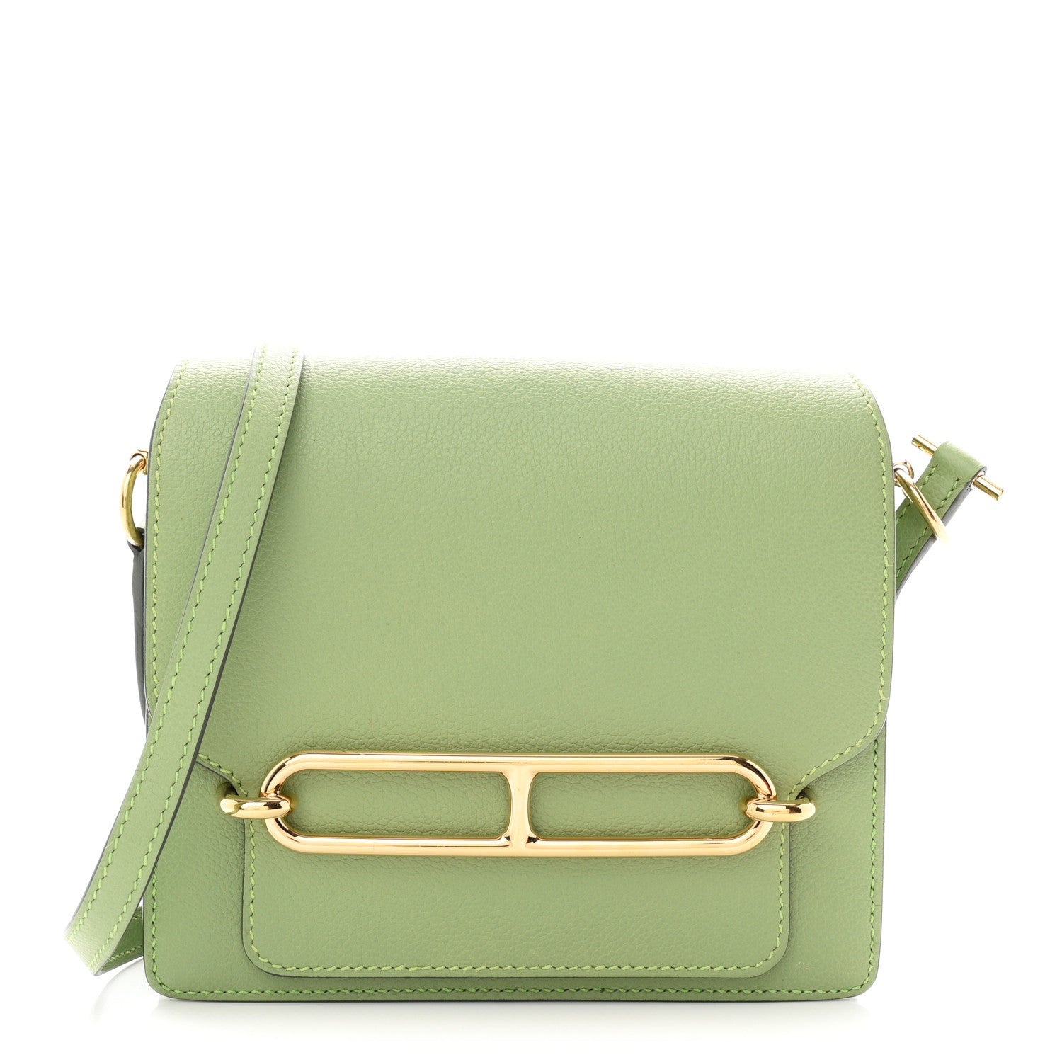 Hermes Evercolor Mini Sac Roulis Vert Criquet 1 of 11