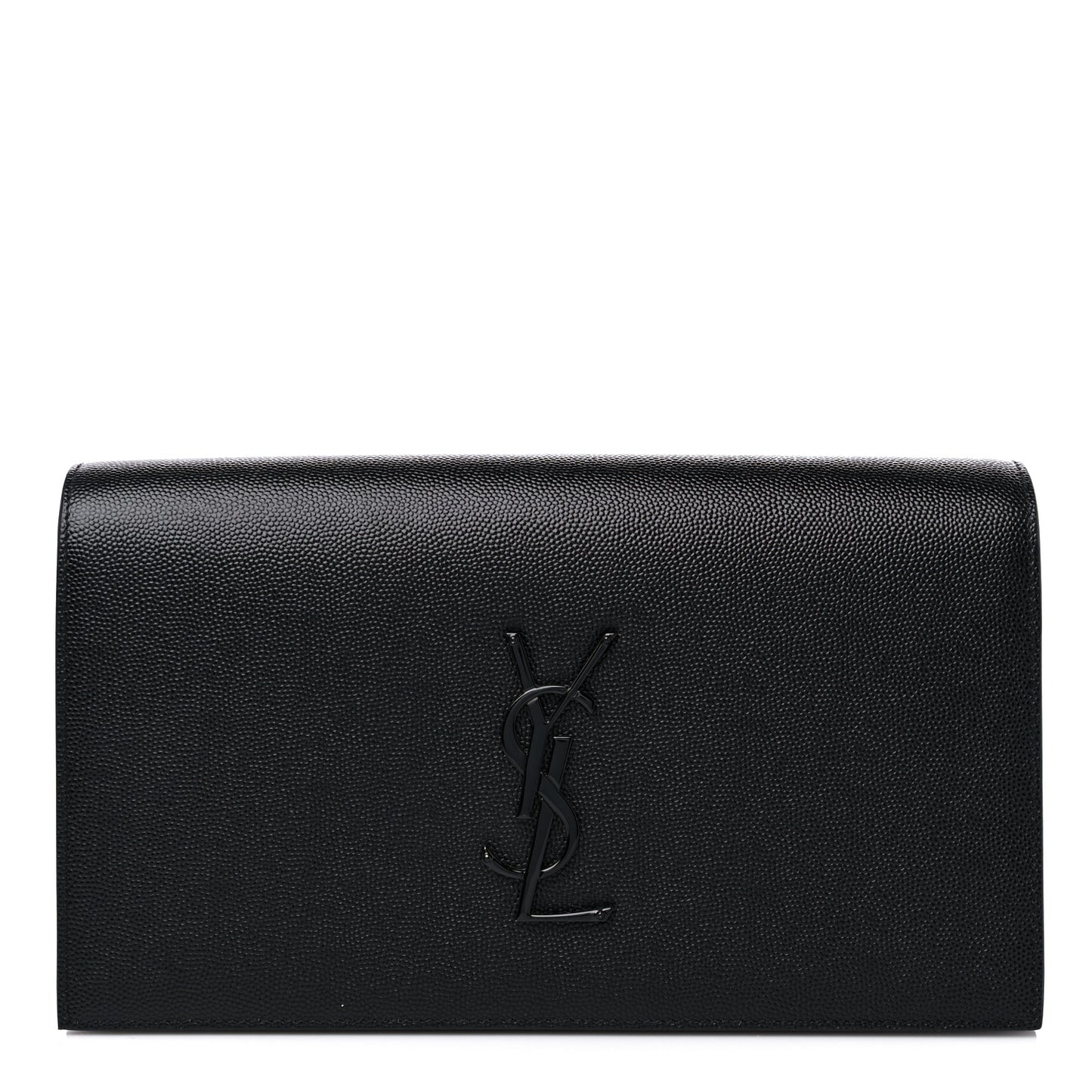 Grain De Poudre Classic Monogram Kate Clutch Black