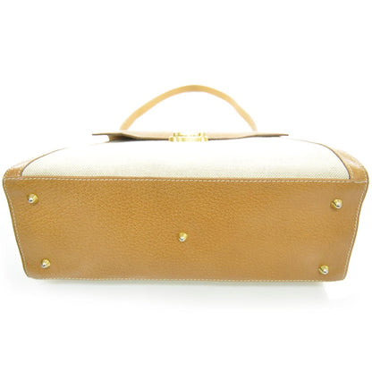 Gucci Canvas Leather Kelly Bag 4 of 9