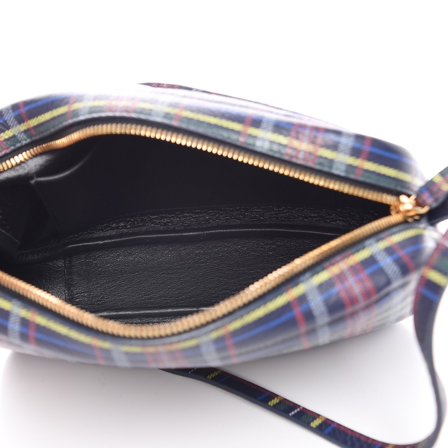 Calfskin Plaid Everyday S Camera Bag Multicolor