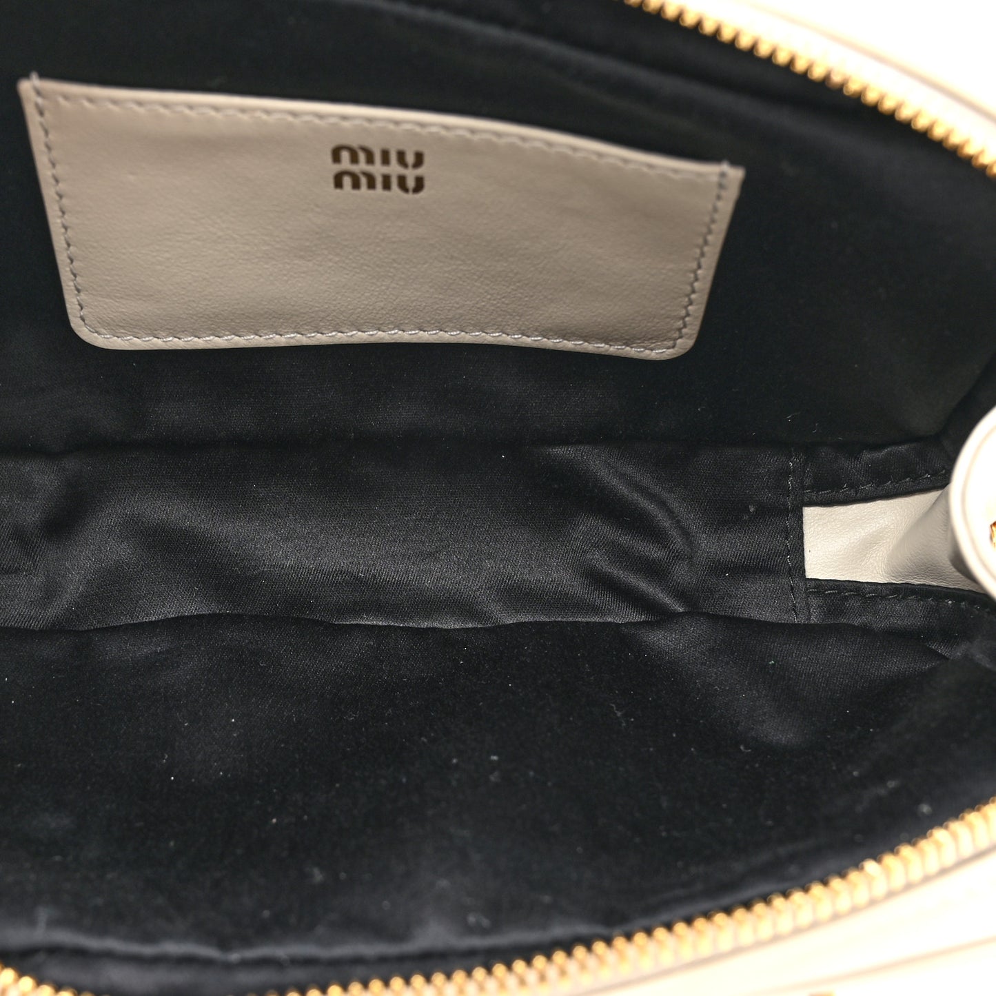 Calfskin Mini Arcadie Top Handle Bag Chalk White