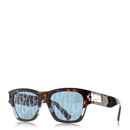 Christian Dior Acetate DiorBlackSuit XL S2U Oblique Sunglasses Blue Tortoise 1 of 8