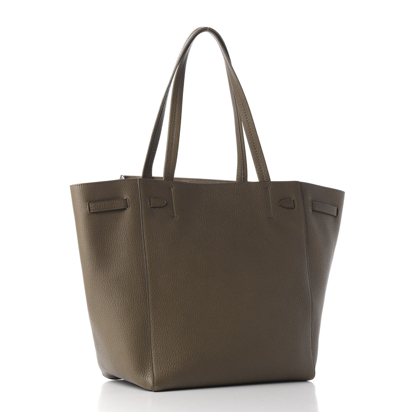 Soft Grained Calfskin Small Belt Cabas Phantom Taupe