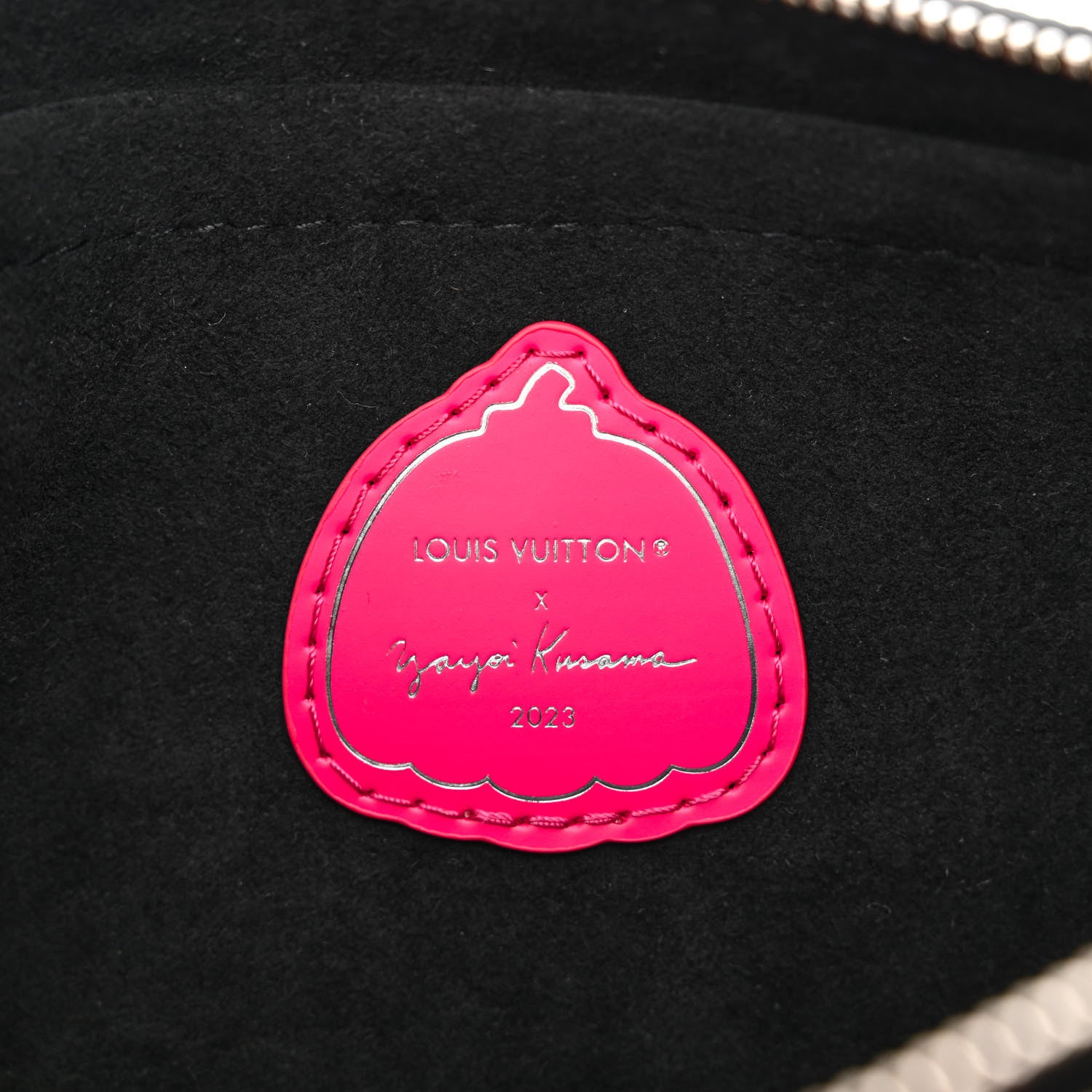 Louis Vuitton LV X YK Empreinte Multi Pochette Accessories Black Fuchsia 7 of 11