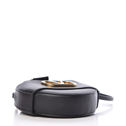 Valentino Garavani Calfskin VLogo Round Crossbody Bag Black 4 of 10