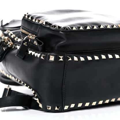 Valentino Garavani Vitello Medium Rockstud Backpack Black 6 of 16