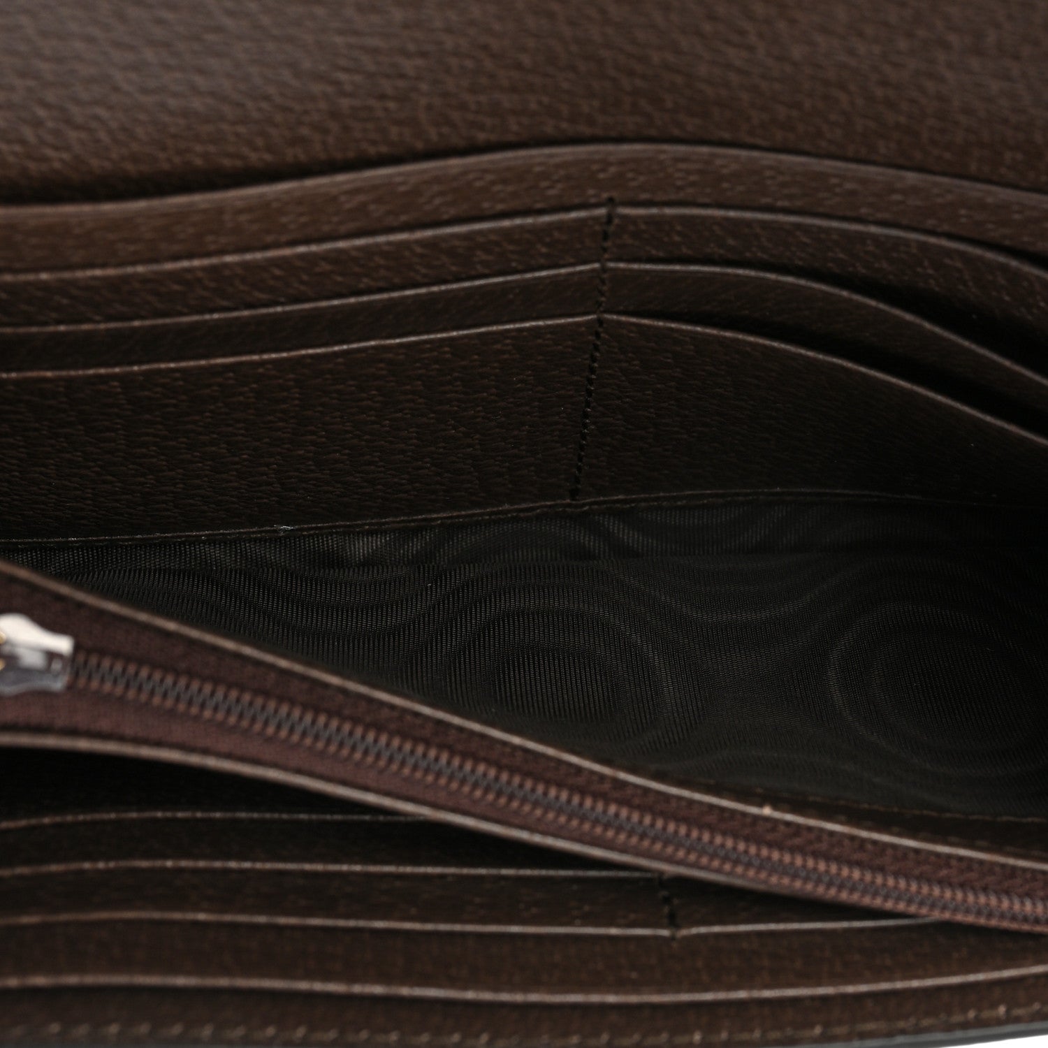 Gucci GG Supreme Monogram Web Ophidia Continental Wallet Brown 7 of 10