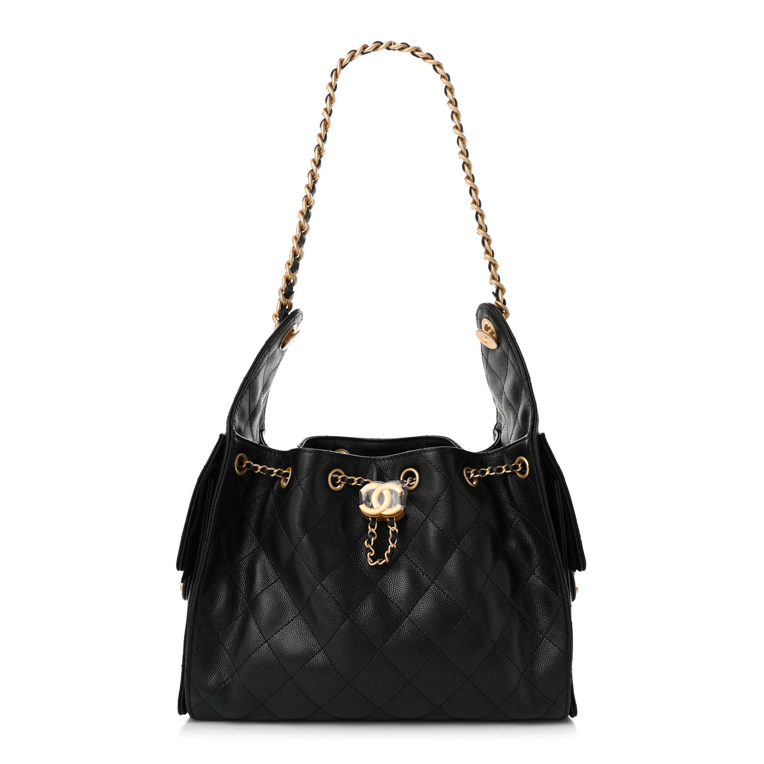 Chanel Caviar Quilted Small Chanel 25 Handbag Black 1 of 10