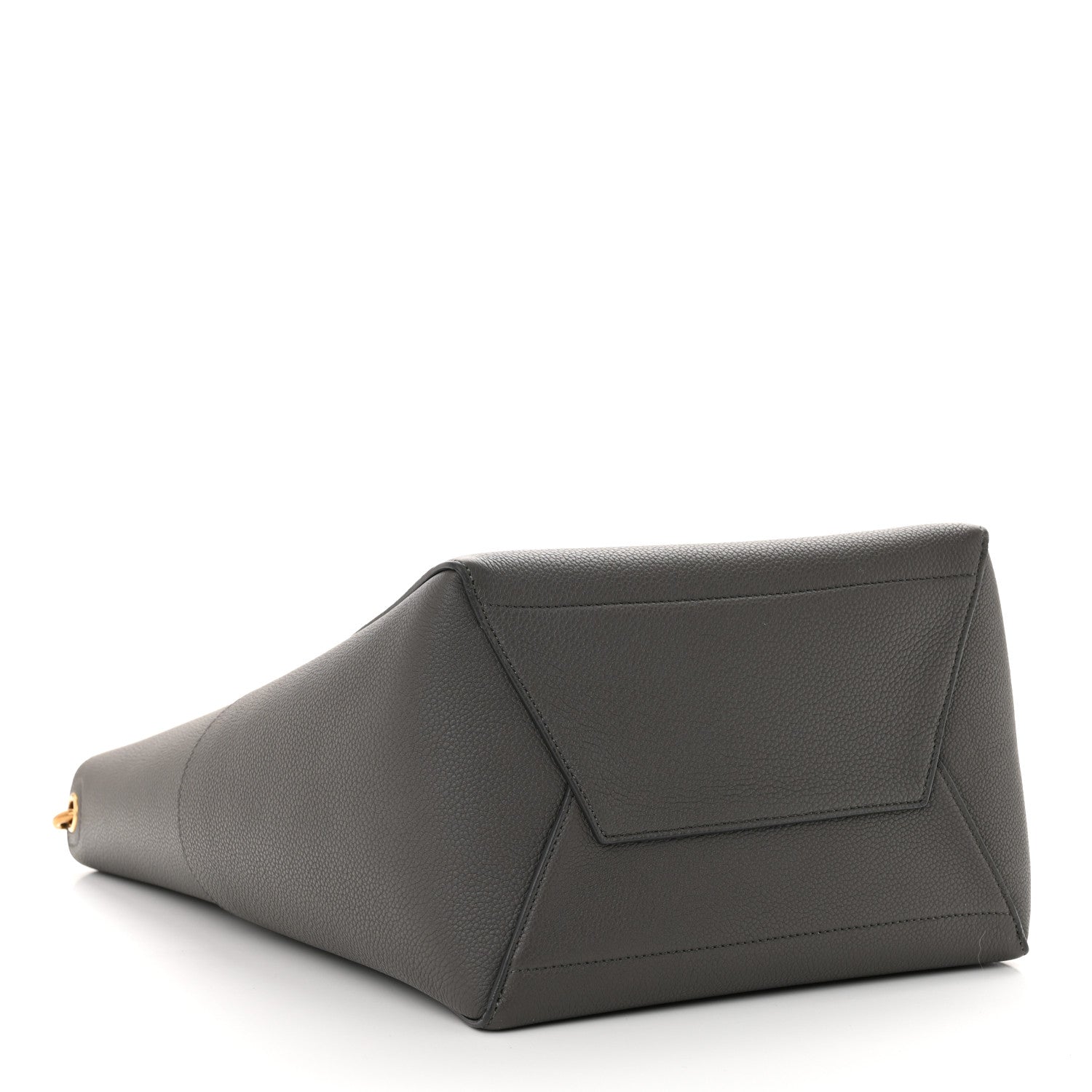 Celine Soft Grained Calfskin Sangle Bucket Bag Grey 4 of 10