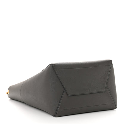 Celine Soft Grained Calfskin Sangle Bucket Bag Grey 4 of 10