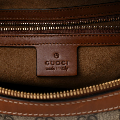 Gucci GG Supreme Monogram Medium Boston Beige Cuir 6 of 10