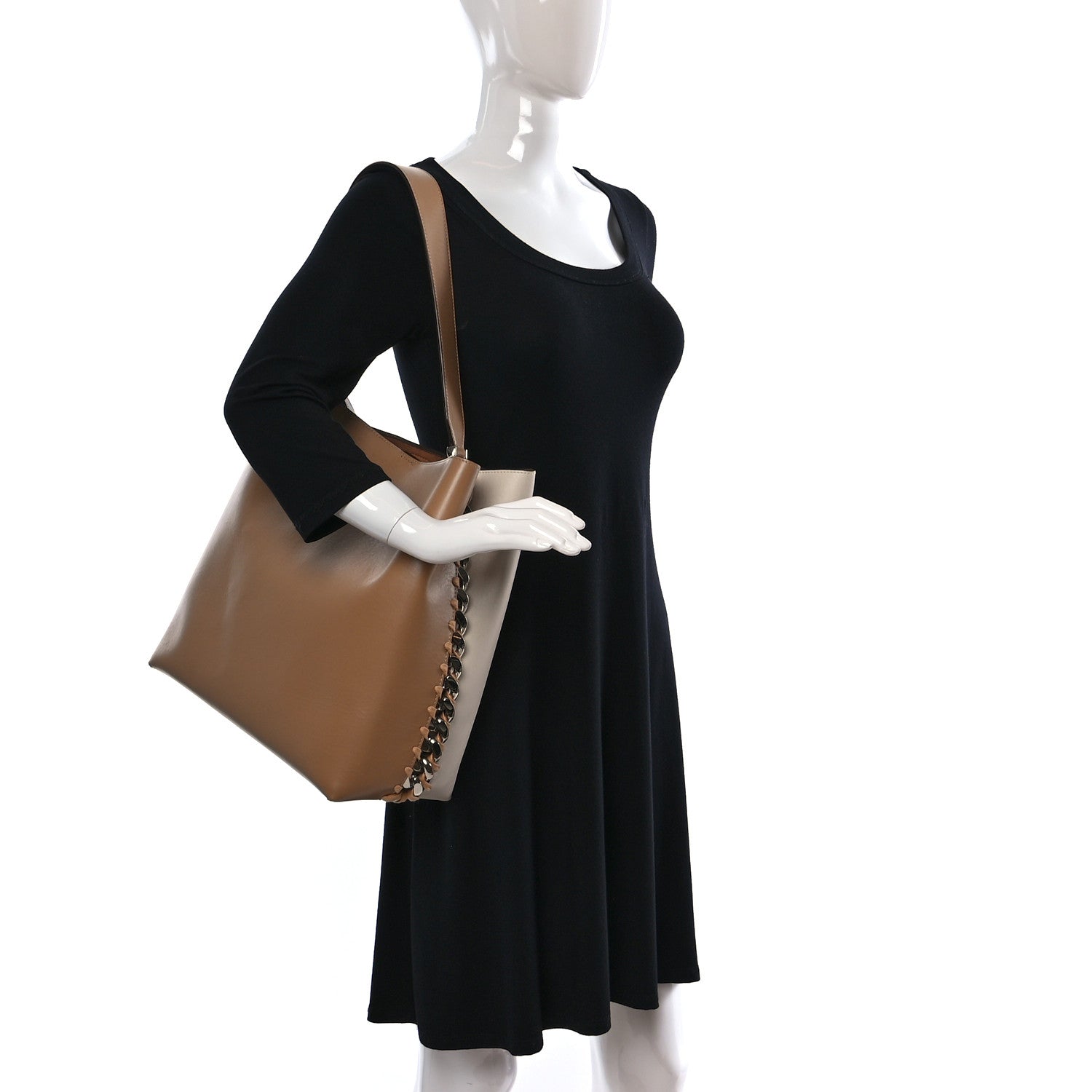 Stella McCartney Alter Nappa Frayme Tote Beige 2 of 14