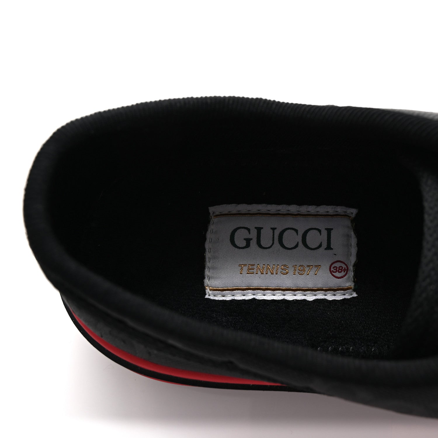 Gucci Econyl Nylon Web Monogram Off The Grid Womens 1977 Tennis Sneakers 38.5 Black 16 of 18