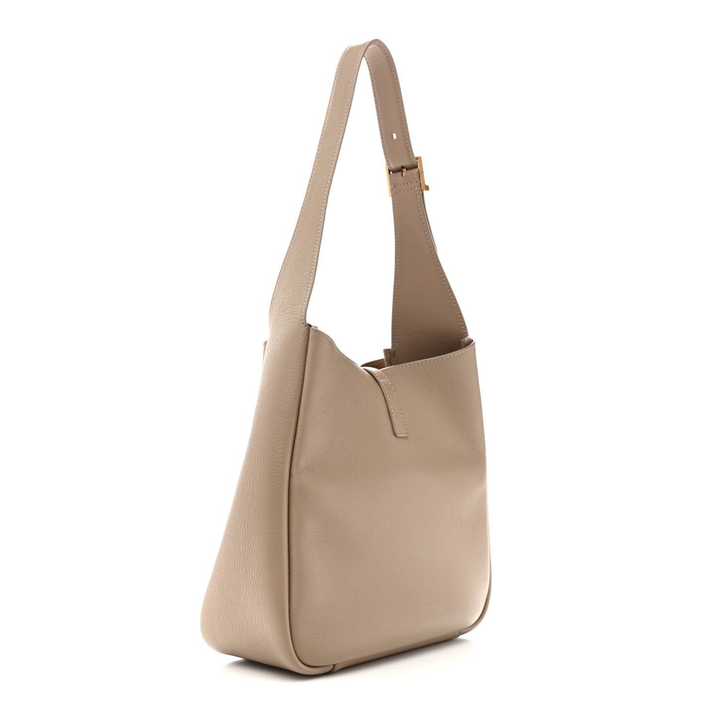 Smooth Calfskin Small Le 5 A 7 Soft Hobo Dusty Grey