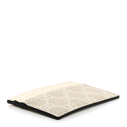 Gucci GG Supreme Monogram Calfskin Card Holder Beige Mystic White 4 of 7