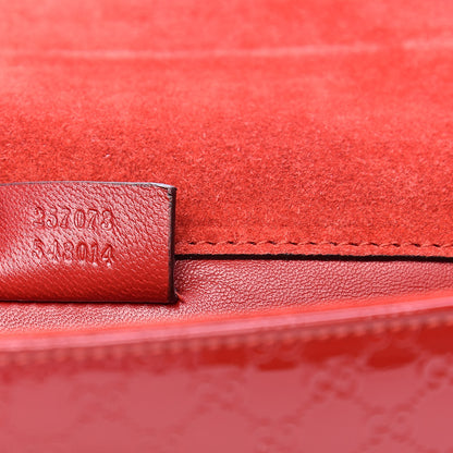 Gucci Patent Microguccissima Small Broadway Clutch Rose Bed 7 of 9