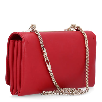 Valentino Garavani Nappa Crystal Encrusted Va Va Voom Shoulder Bag Red 3 of 11