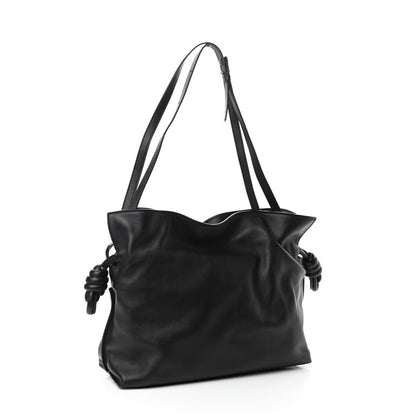 Loewe Calfskin Small Flamenco Knot Bag Black 3 of 10
