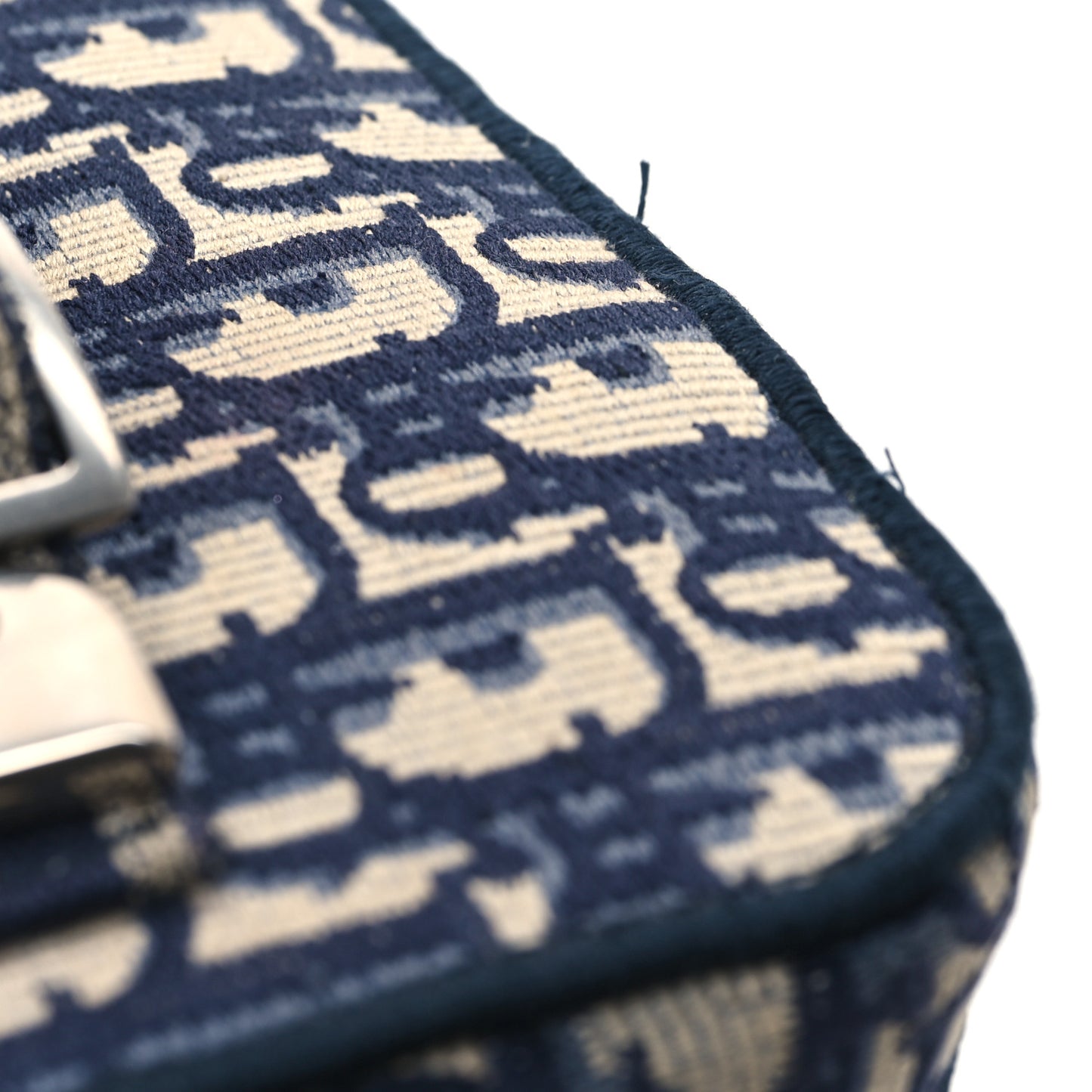 Oblique Diortravel Vanity Case Blue