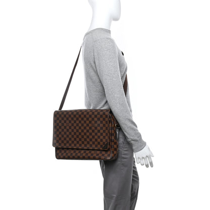 Louis Vuitton Damier Ebene Shelton GM 2 of 11