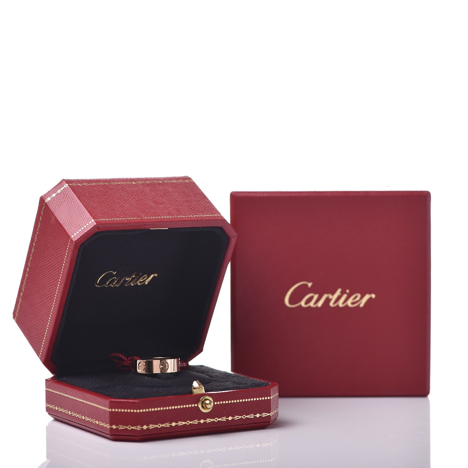 Cartier 18K Pink Gold 5.5mm LOVE Ring 50 5.25 5 of 5