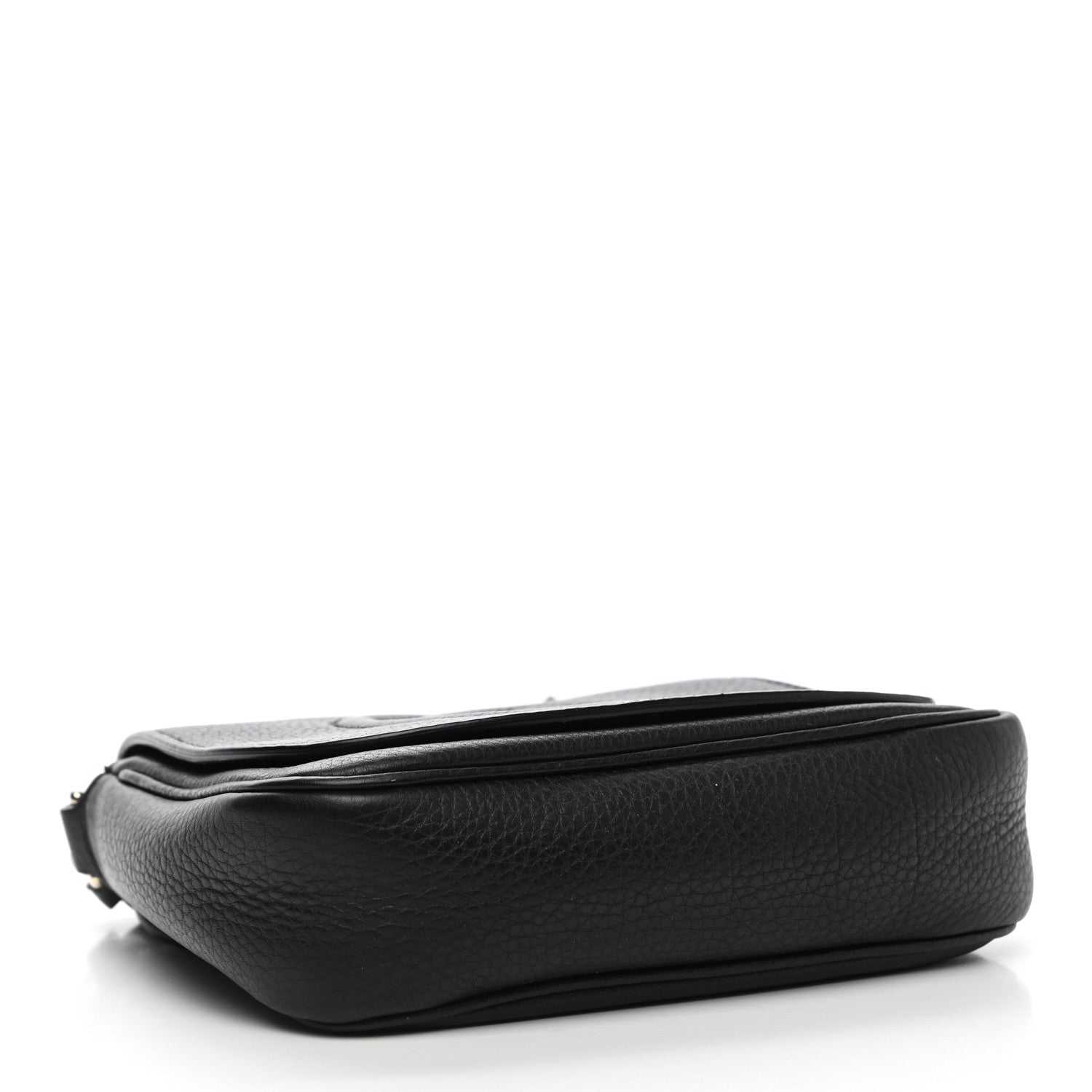 Gucci Pebbled Calfskin Small Soho Flap Crossbody Black 4 of 10